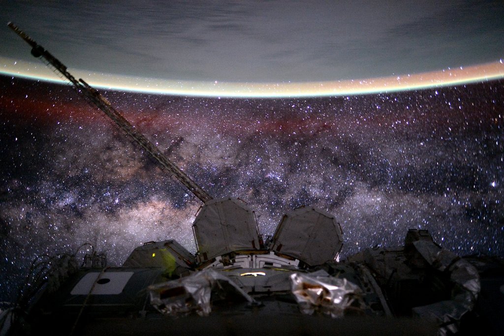 Milky way from space